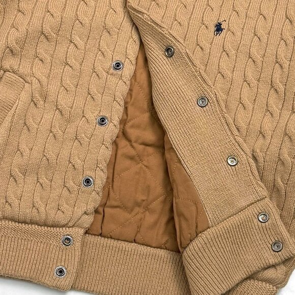 Polo Ralph Lauren Pilot jacket knitted women's cotton coat - Picture 8 of 8